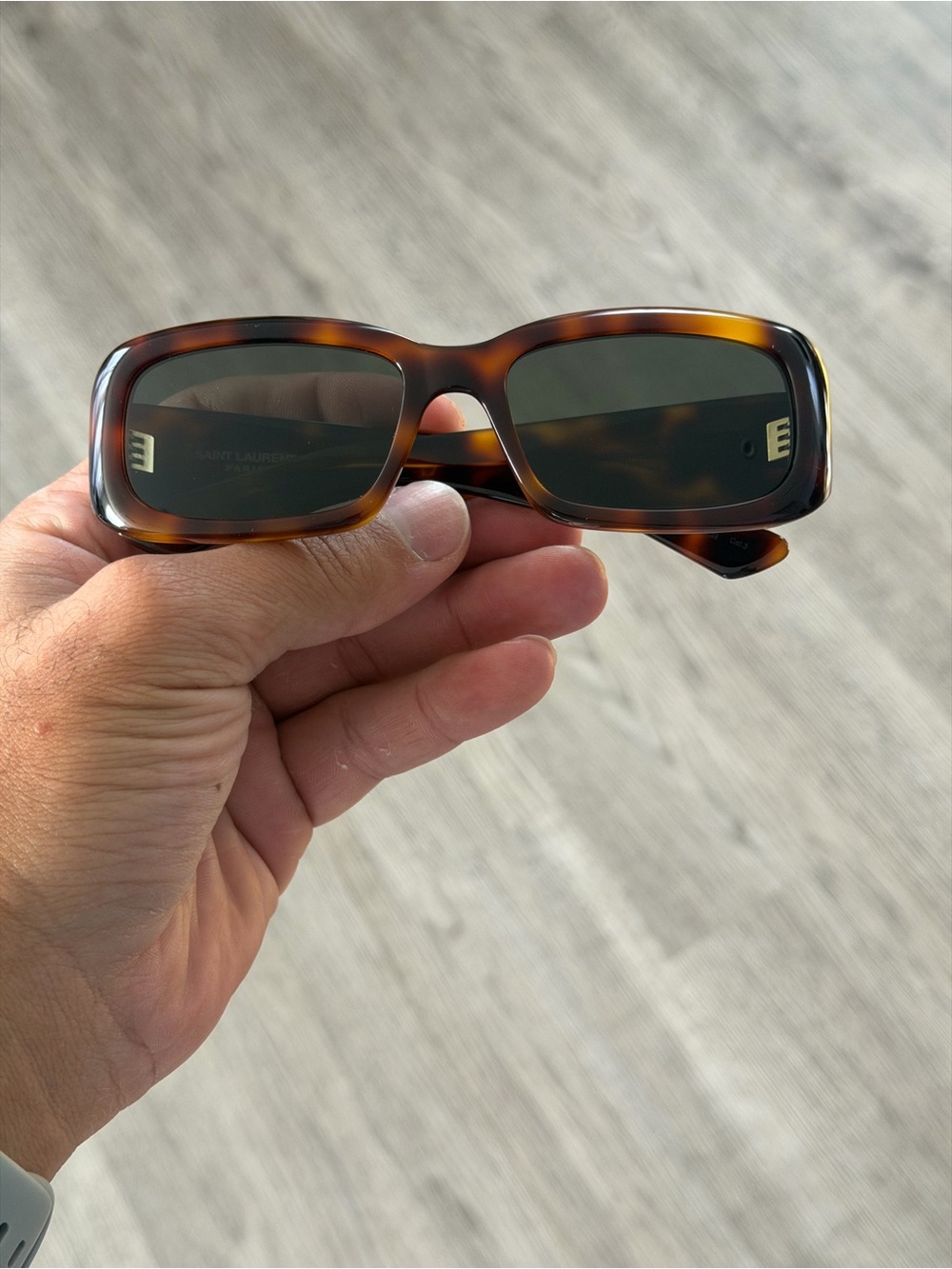 Saint Laurent YSL SL 809 SMC Tortoise Sunglasses New w/ Tags